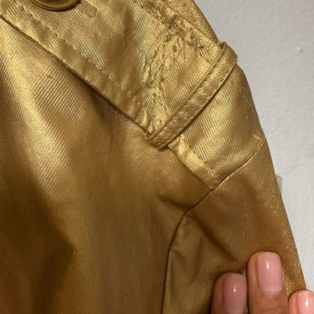 Burberry Gold Women's Trench Coat - Picture 8 of 14